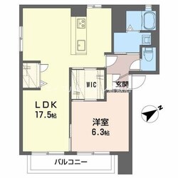 バリュージュ梶谷　D棟の物件間取画像